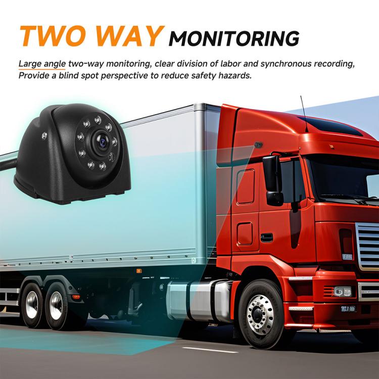 Specchietto retrovisore elettronico digitale HD cablato con touchscreen da 10,36 pollici per camion, set 2 in 1 con DVR BSD.