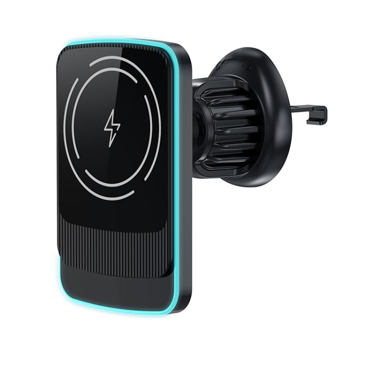 Supporto magnetico in acrilico per caricabatterie wireless da auto MDX-T6