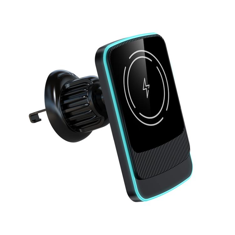 Supporto magnetico in acrilico per caricabatterie wireless da auto MDX-T6