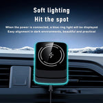 Supporto magnetico in acrilico per caricabatterie wireless da auto MDX-T6