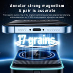 Supporto magnetico in acrilico per caricabatterie wireless da auto MDX-T6