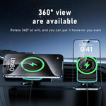 Supporto magnetico in acrilico per caricabatterie wireless da auto MDX-T6
