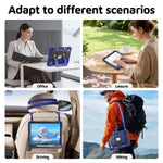 Custodia per tablet resistente con scomparto per penna, cinturino e ampio supporto., For iPad 2025 / 2022