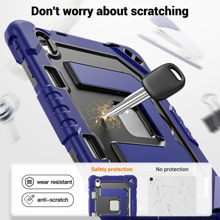 Custodia per tablet resistente con scomparto per penna, cinturino e ampio supporto., For iPad 2025 / 2022