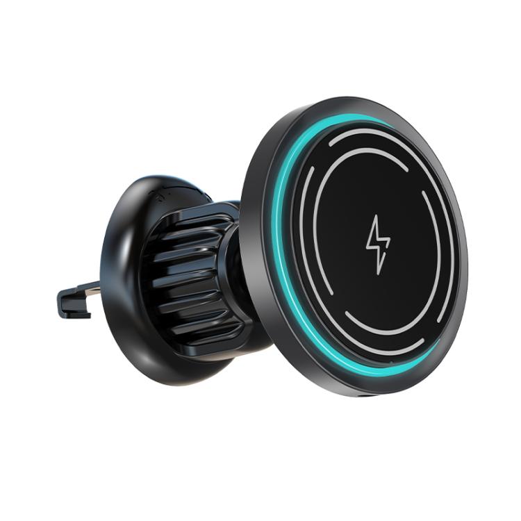 Supporto magnetico in acrilico per caricabatterie wireless da auto MDX-T8