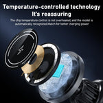 Supporto magnetico in acrilico per caricabatterie wireless da auto MDX-T8