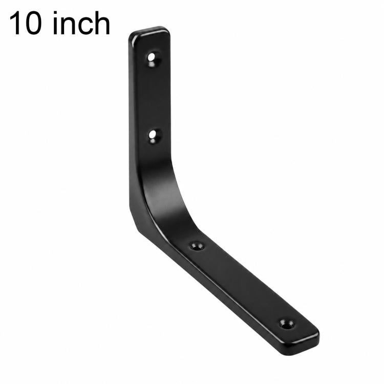 Semplici staffe di supporto ad angolo retto a forma di L in acciaio laminato a freddo per mensole a muro., 3 inch, 4 inch, 5 inch, 6 inch, 8 inch, 10 inch, 12 inch, 16 inch