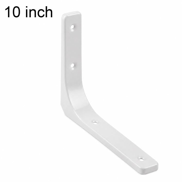 Semplici staffe di supporto ad angolo retto a forma di L in acciaio laminato a freddo per mensole a muro., 3 inch, 4 inch, 5 inch, 6 inch, 8 inch, 10 inch, 12 inch, 16 inch