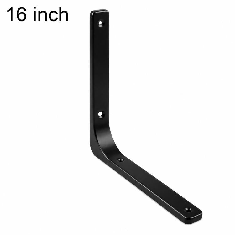 Semplici staffe di supporto ad angolo retto a forma di L in acciaio laminato a freddo per mensole a muro., 3 inch, 4 inch, 5 inch, 6 inch, 8 inch, 10 inch, 12 inch, 16 inch