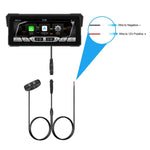 Navigatore GPS portatile da 8,1 pollici impermeabile e wireless per moto, compatibile con CarPlay., Standard, Standard+Tire Pressure Monitor