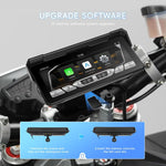 Navigatore GPS portatile da 8,1 pollici impermeabile e wireless per moto, compatibile con CarPlay., Standard, Standard+Tire Pressure Monitor
