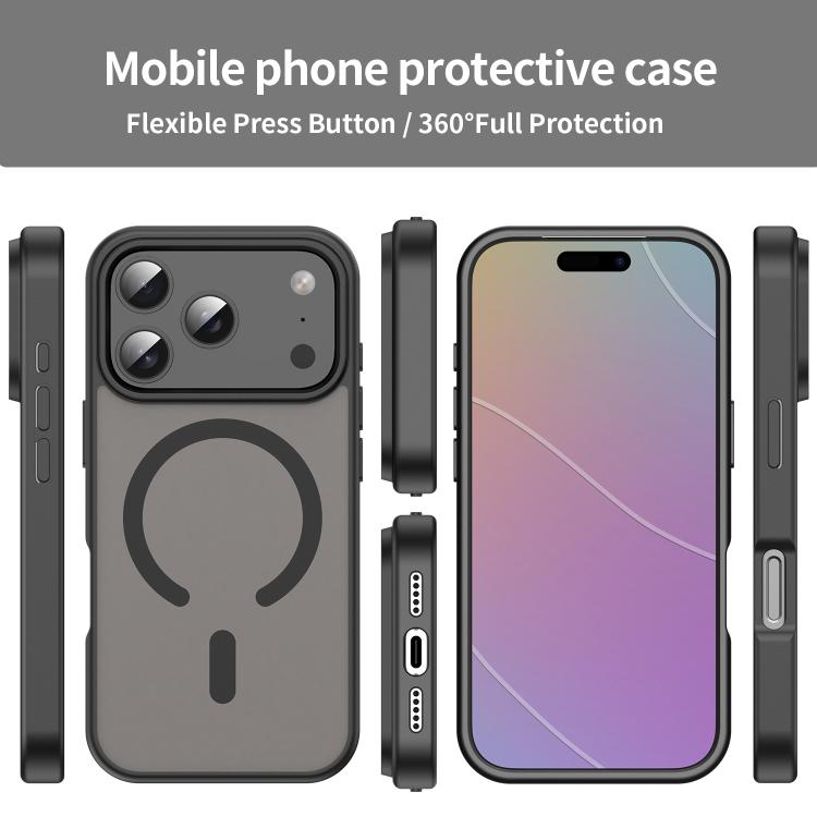 Custodia MagSafe ibrida traslucida in PC e TPU per iPhone 18 Pro e 18 Pro Max