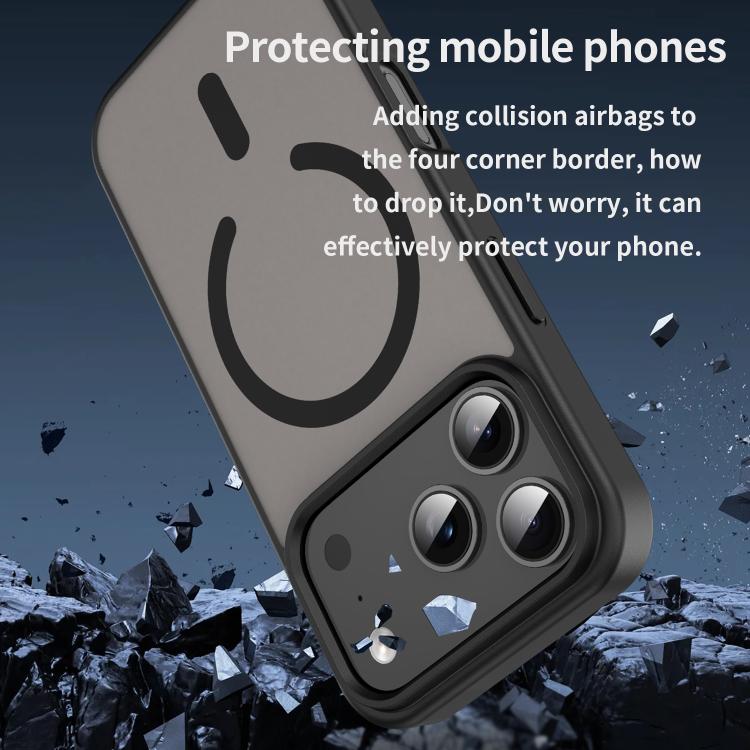 Custodia MagSafe ibrida traslucida in PC e TPU per iPhone 18 Pro e 18 Pro Max