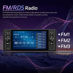 Console centrale da 5 pollici Single Din con Android 15, CarPlay e navigatore video per auto., Standard, Standard+Reversing Camera+Mic