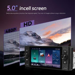 Console centrale da 5 pollici Single Din con Android 15, CarPlay e navigatore video per auto., Standard, Standard+Reversing Camera+Mic