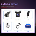 Console centrale da 5 pollici Single Din con Android 15, CarPlay e navigatore video per auto., Standard, Standard+Reversing Camera+Mic