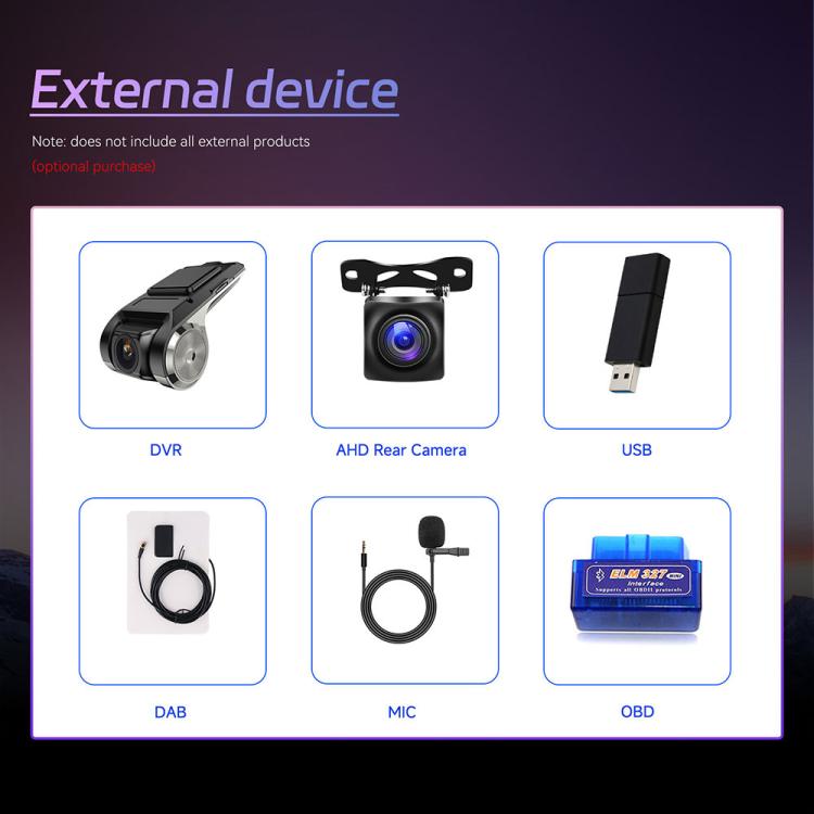 Console centrale da 5 pollici Single Din con Android 15, CarPlay e navigatore video per auto., Standard, Standard+Reversing Camera+Mic