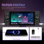 Console centrale da 5 pollici Single Din con Android 15, CarPlay e navigatore video per auto., Standard, Standard+Reversing Camera+Mic