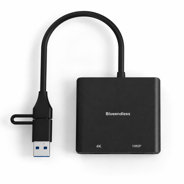 Docking station Blueendless HU201 USB-C a doppia HDMI
