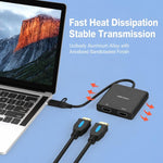 Docking station Blueendless HU201 USB-C a doppia HDMI