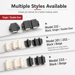 Chiusura per anta del mobile senza maniglia con apertura a pressione, 202 Double Head Style Black, 202 Double Head Style Beige, 201 Single Head Magnetic Style Black, 201 Single Head Magnetic Style Beige, 222 Single Head Magnetic Style Black            ...