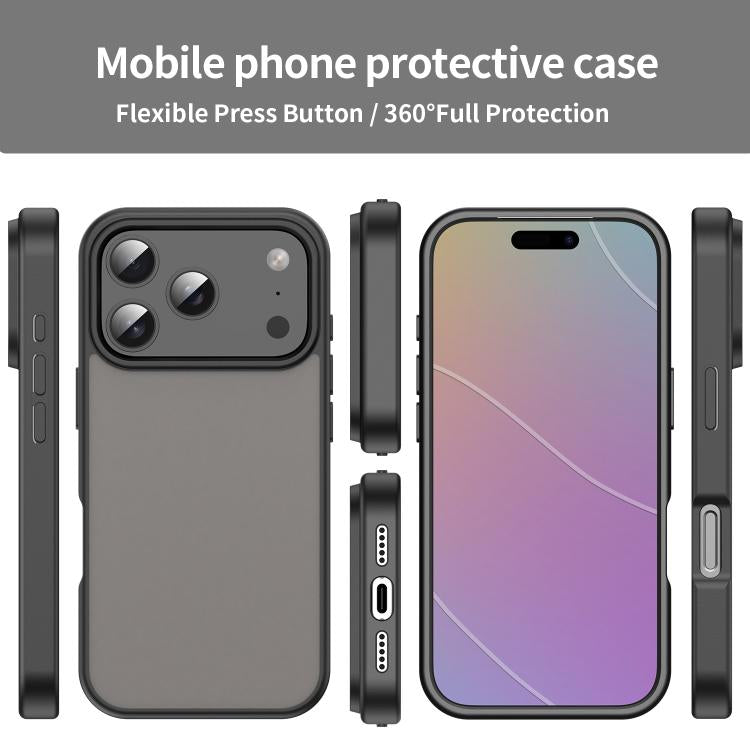 Custodia traslucida in PC ibrido TPU per iPhone 18 Pro