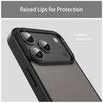 Custodia traslucida in PC ibrido TPU per iPhone 18 Pro