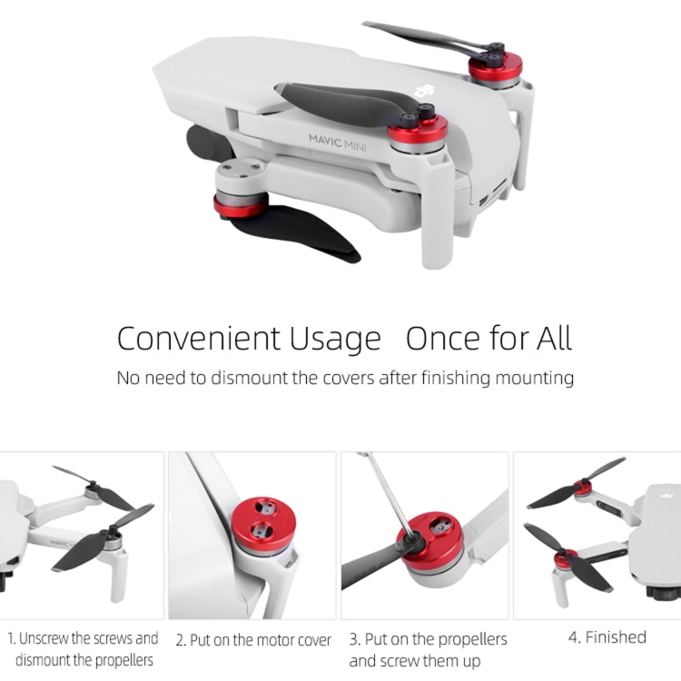 Coperchio motore in lega di alluminio per DJI Mini 3 Pro