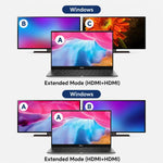 Docking station Blueendless HD201 Type-C doppia HDMI 4K 60Hz
