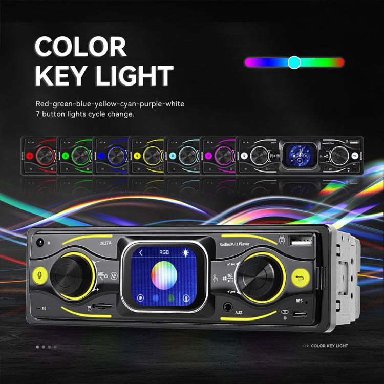 Lettore MP5 per auto con schermo touch HD da 2,17 pollici, formato singolo DIN., Standard, Standard+64GB memory card