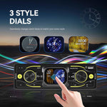 Lettore MP5 per auto con schermo touch HD da 2,17 pollici, formato singolo DIN., Standard, Standard+64GB memory card