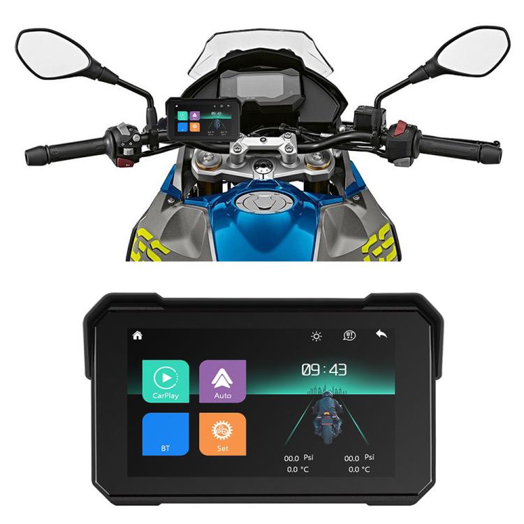 Navigatore moto wireless 5 pollici compatibile CarPlay e Android