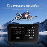 Navigatore con schermo wireless da 5 pollici per moto, compatibile con CarPlay e Android Auto., Standard, with Tire Pressure Sensor