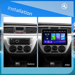 Autoradio con schermo touchscreen HD da 10,1 pollici, singolo DIN, compatibile con CarPlay e lettore MP5., Standard, Standard+Reversing camera