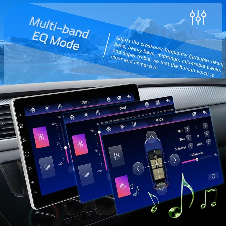 Autoradio con schermo touchscreen HD da 10,1 pollici, singolo DIN, compatibile con CarPlay e lettore MP5., Standard, Standard+Reversing camera