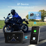 Navigatore per moto con schermo da 5 pollici orientato orizzontalmente, compatibile con CarPlay e Android Auto wireless., Standard, with Tire Pressure Sensor