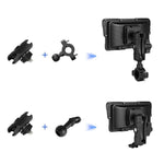 Navigatore per moto con schermo da 5 pollici orientato orizzontalmente, compatibile con CarPlay e Android Auto wireless., Standard, with Tire Pressure Sensor