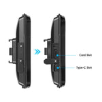 Navigatore per moto con schermo da 5 pollici orientato orizzontalmente, compatibile con CarPlay e Android Auto wireless., Standard, with Tire Pressure Sensor