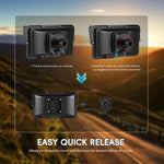 Navigatore per moto con schermo da 5 pollici orientato orizzontalmente, compatibile con CarPlay e Android Auto wireless., Standard, with Tire Pressure Sensor