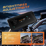 Schermo di navigazione wireless da 6,86 pollici per moto, compatibile con CarPlay e Android Auto., Standard, with Tire Pressure Sensor