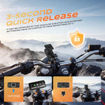 Schermo di navigazione wireless da 6,86 pollici per moto, compatibile con CarPlay e Android Auto., Standard, with Tire Pressure Sensor