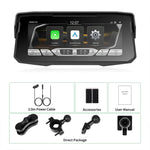 Schermo di navigazione wireless da 6,86 pollici per moto, compatibile con CarPlay e Android Auto., Standard, with Tire Pressure Sensor