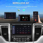 Lettore MP5 wireless con schermo touch HD da 7 pollici per auto, compatibile con CarPlay e doppio snodo., Standard, Standard+Reversing Camera