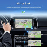 Lettore MP5 wireless con schermo touch HD da 7 pollici per auto, compatibile con CarPlay e doppio snodo., Standard, Standard+Reversing Camera