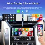 Lettore MP5 wireless per auto da 6,86 pollici con CarPlay e doppio snodo, Standard, Standard+Reversing Camera