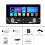 Lettore MP5 wireless per auto da 6,86 pollici con CarPlay e doppio snodo, Standard, Standard+Reversing Camera