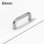 Maniglia per anta di mobile in acciaio inossidabile massiccio, pomello per porta, 64mm, 96mm, 128mm, 160mm