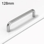 Maniglia per anta di mobile in acciaio inossidabile massiccio, pomello per porta, 64mm, 96mm, 128mm, 160mm
