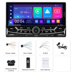 Lettore MP5 wireless per auto da 6,9 pollici con CarPlay e doppio snodo, Standard, Standard+Reversing Camera