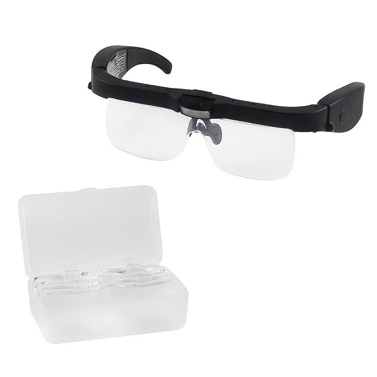 Lente d'ingrandimento LED da testa ricaricabile USB